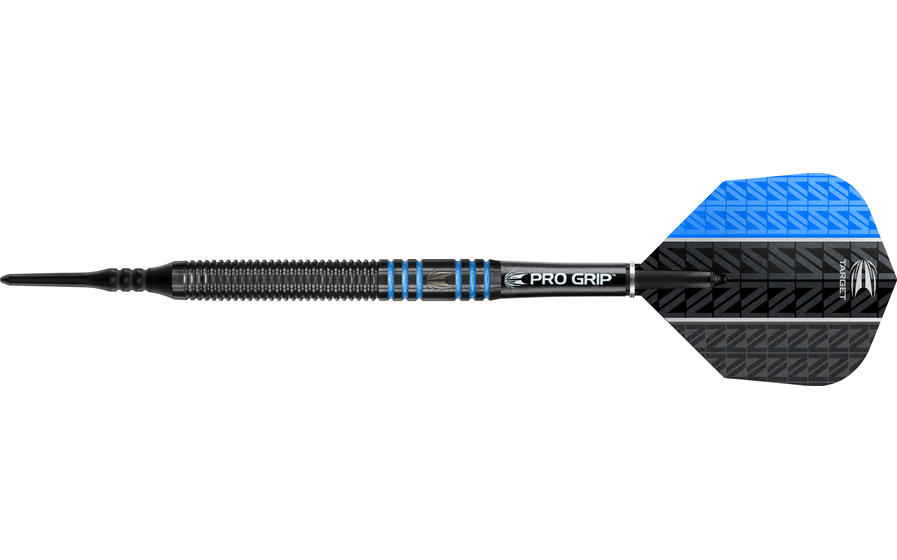 Target Vapor-8 Black 18g Blue Soft Tip Dart