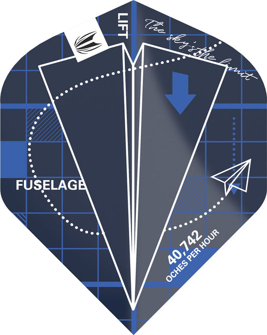Target Flight BLUEPRINT PRO.ULTRA BLUE TEN-X FLIGHT BAGGED 2021