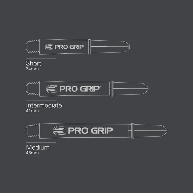 Target Pro Grip Shaft Black Short Plus 37,5mm