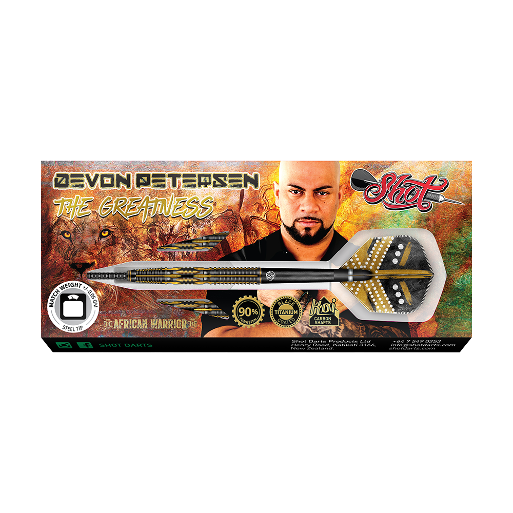 Shot Devon Petersen Greatness Steeldart 22g