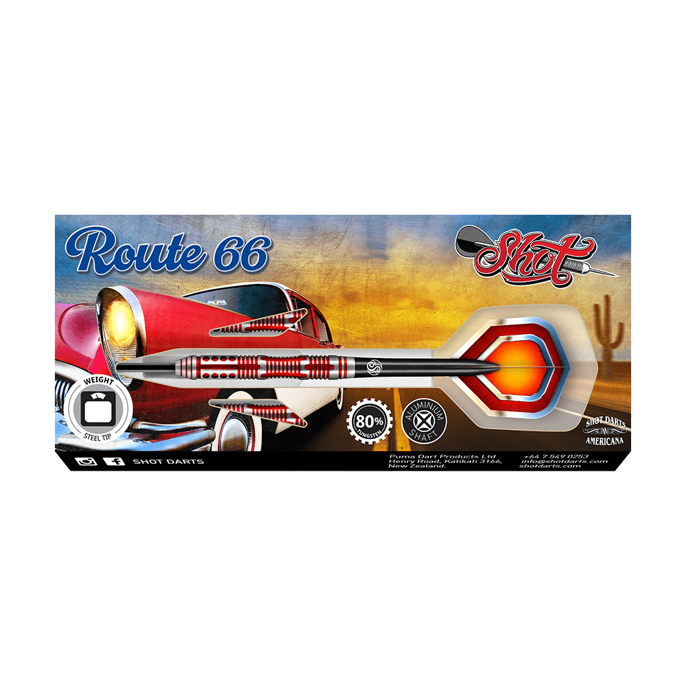 Shot Americana Route 66 80% Steeldart 23g