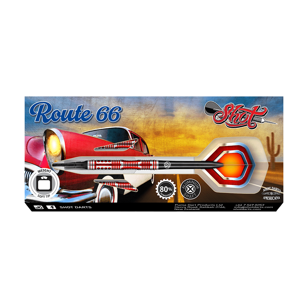 Shot Americana Route 66 Softdart 18g