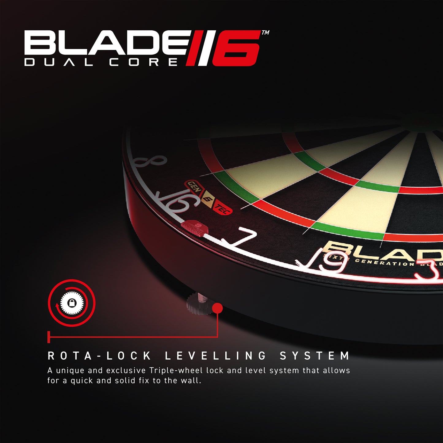Winmau Blade 6 Dual Core Dartboard NEW