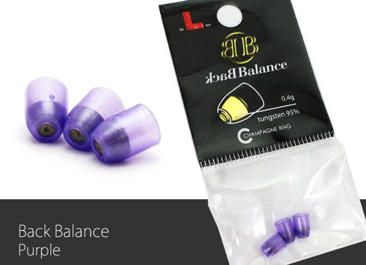 L-style Ring BB: Purple Back Balance for Champagne Ring