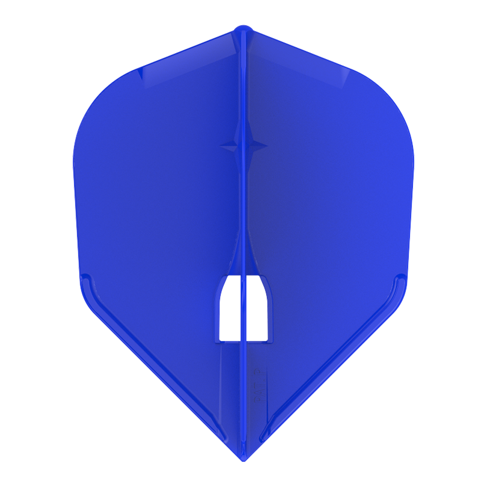 L-style Flight L3 Shape Blue Flight with Champagne Ring hole