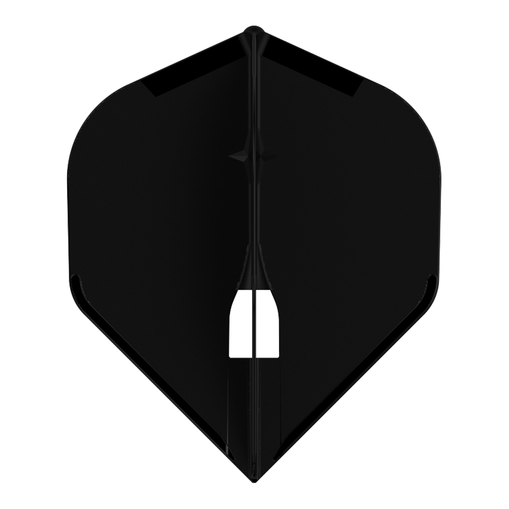 L-style Flight Standard Black Flight with Champagne Ring hole
