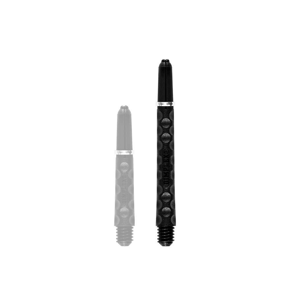 HARROWS Dimplex Shaft Black Medium 48mm