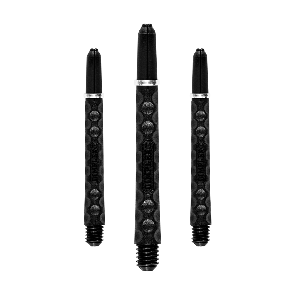 HARROWS Dimplex Shaft Black Medium 48mm