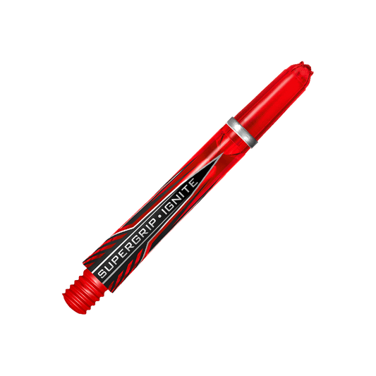 Harrows Shafts Supergrip Ignite Red Midi