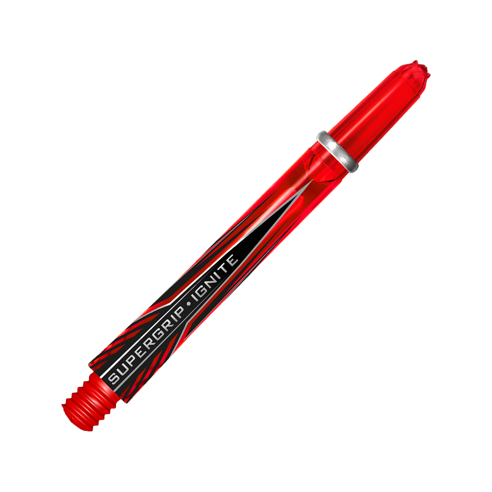 Harrows Shafts Supergrip Ignite Red Medium