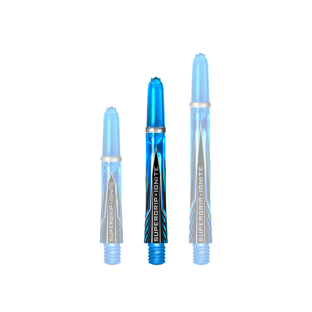 Harrows Shafts Supergrip Ignite Aqua Midi 40mm