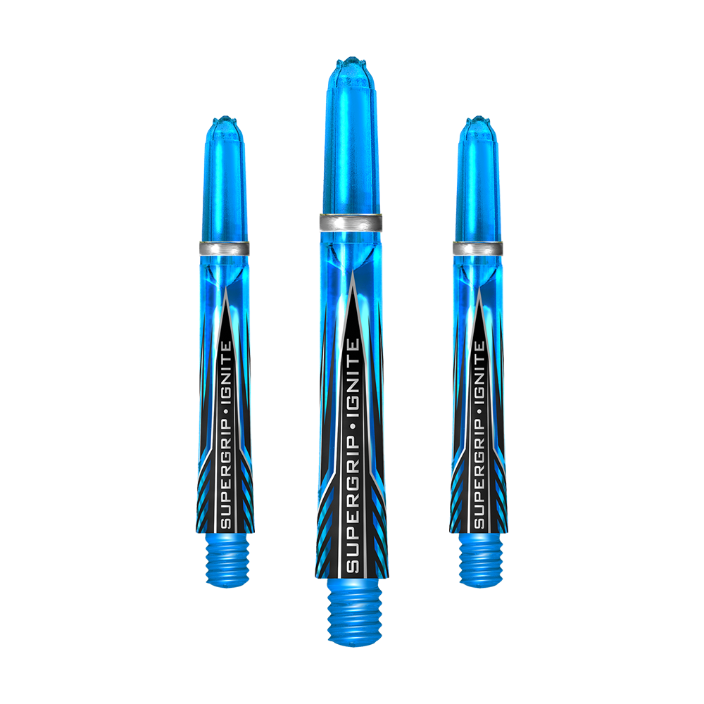 Harrows Shafts Supergrip Ignite Aqua Midi 40mm
