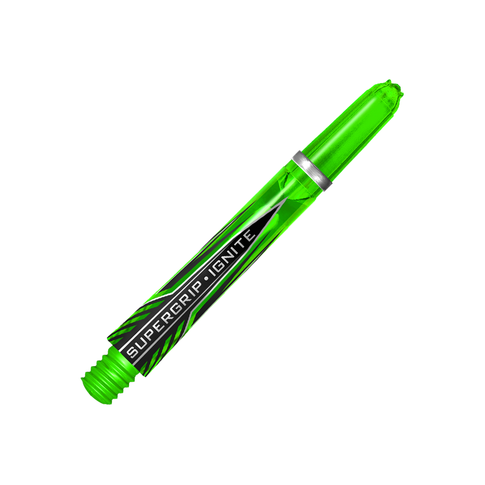 Harrows Shafts Supergrip Ignite Green Midi