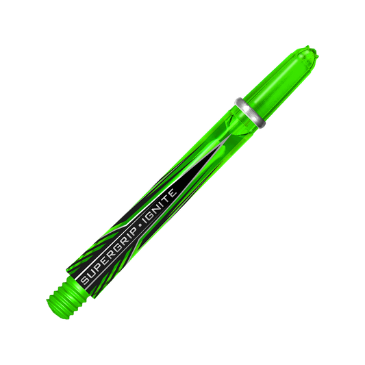 Harrows Shafts Supergrip Ignite Green Medium