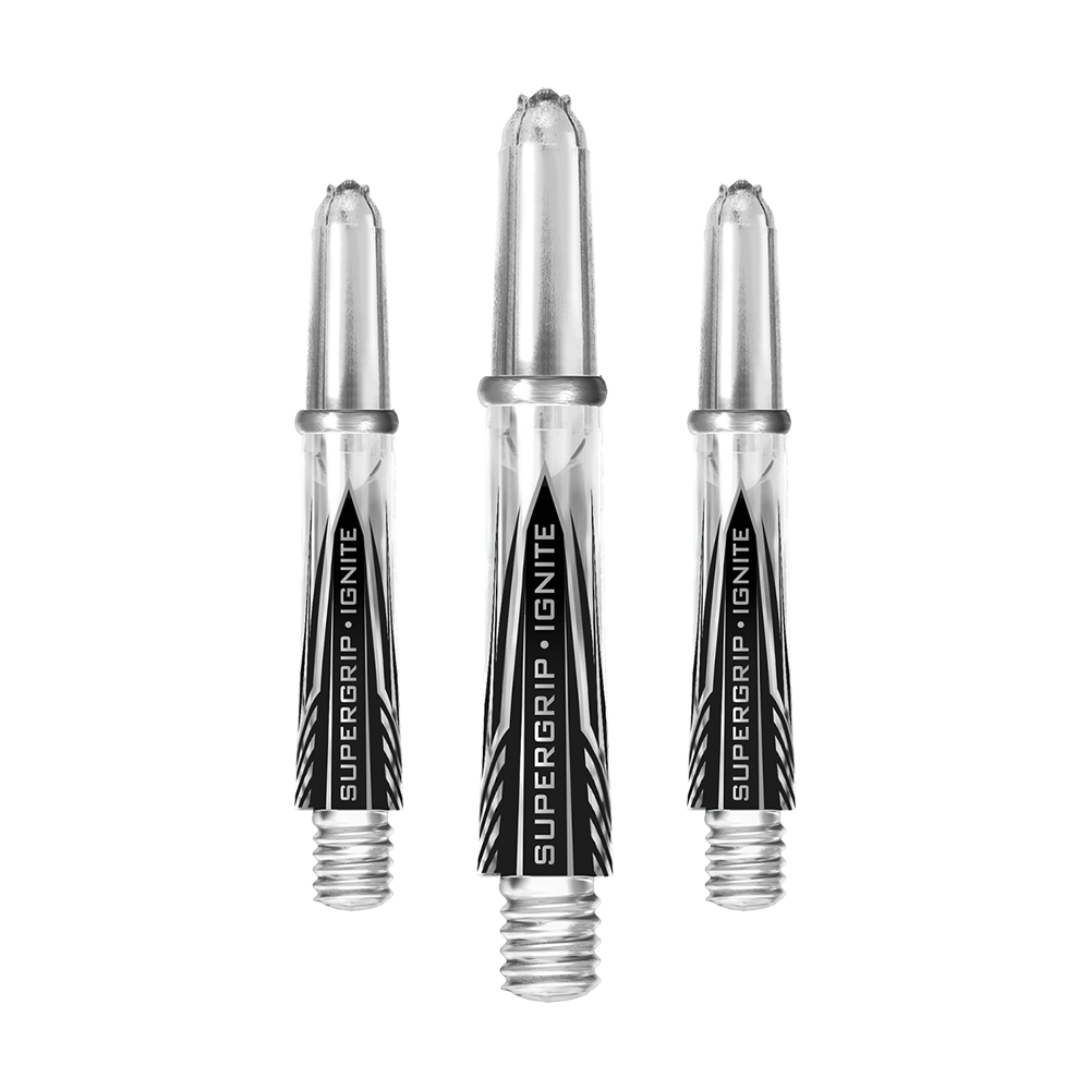 Harrows Shafts Supergrip Ignite Clear Short
