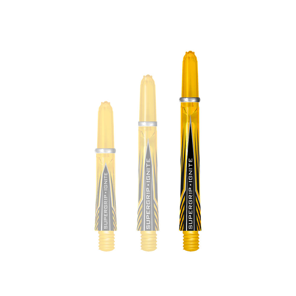 Harrows Shafts Supergrip Ignite Yellow Medium