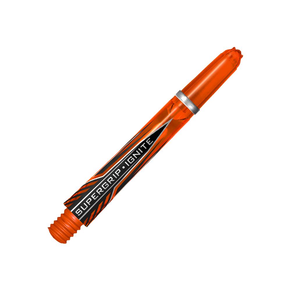 Harrows Shafts Supergrip Ignite Orange Midi