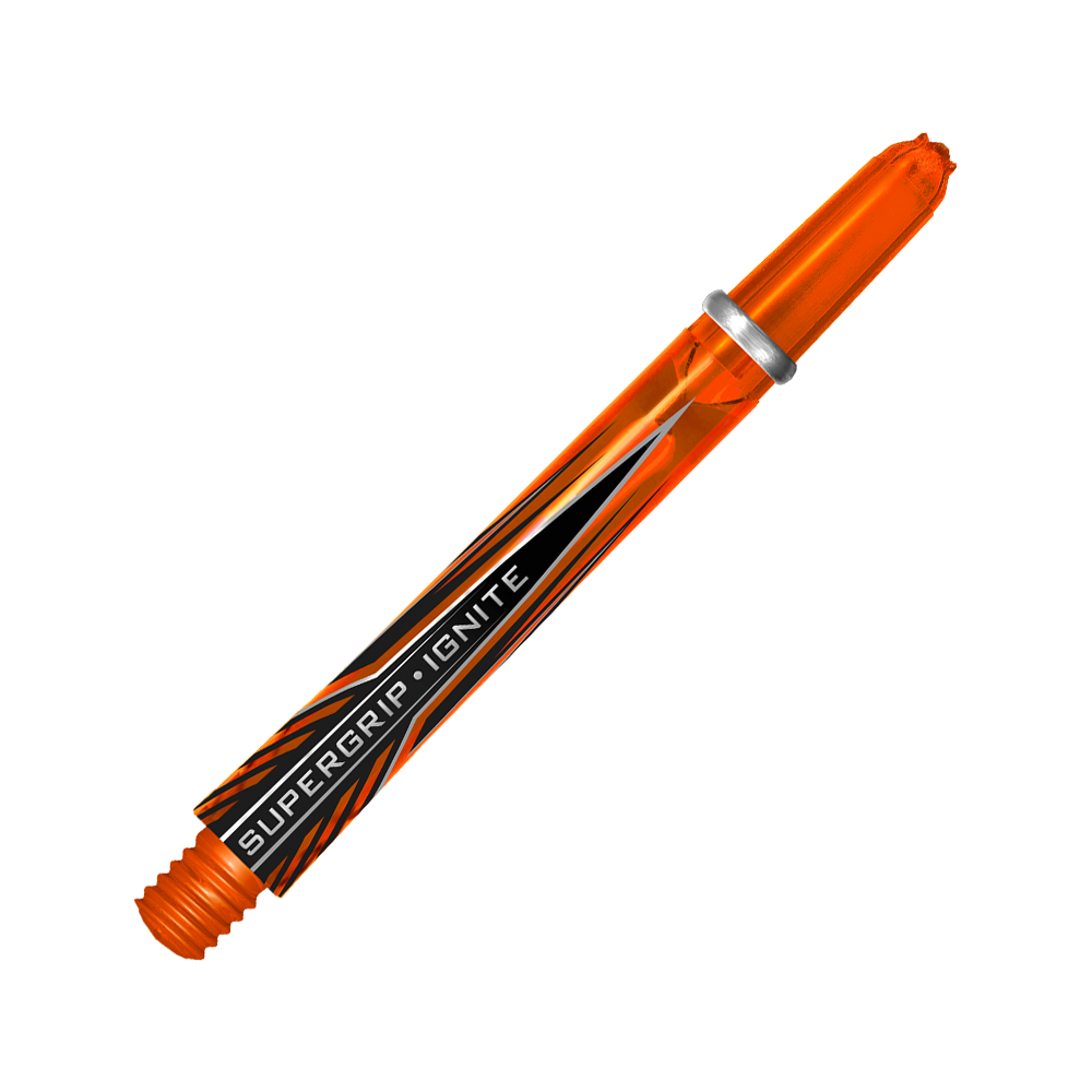 Harrows Shafts Supergrip Ignite Orange Meduim