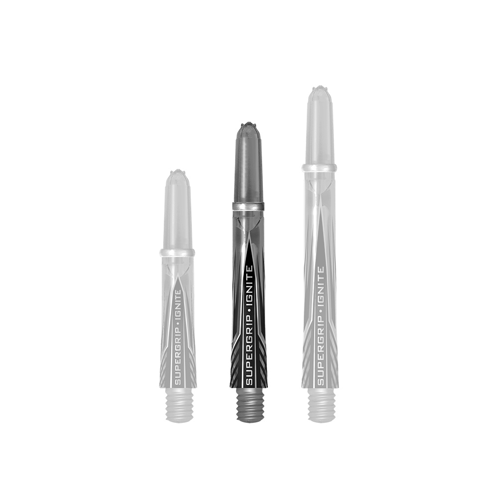 Harrows Shafts Supergrip Ignite Smokey Midi