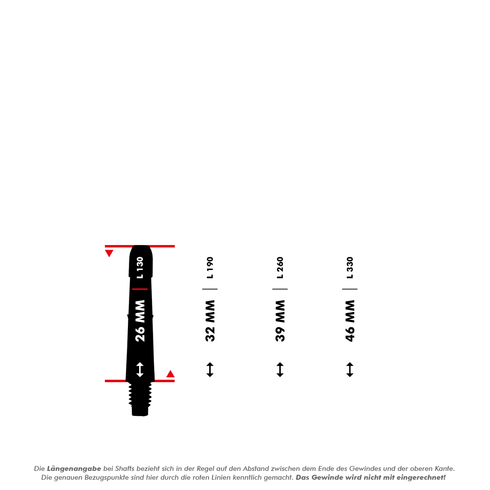 L-Style L-Shaft Locked Straight Clear 130