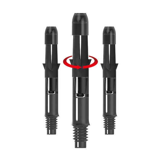L-Style Shaft Silent Carbon Clear Black 130