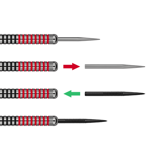 Spitzen wechseln (Steeldart) für 1 Satz Darts