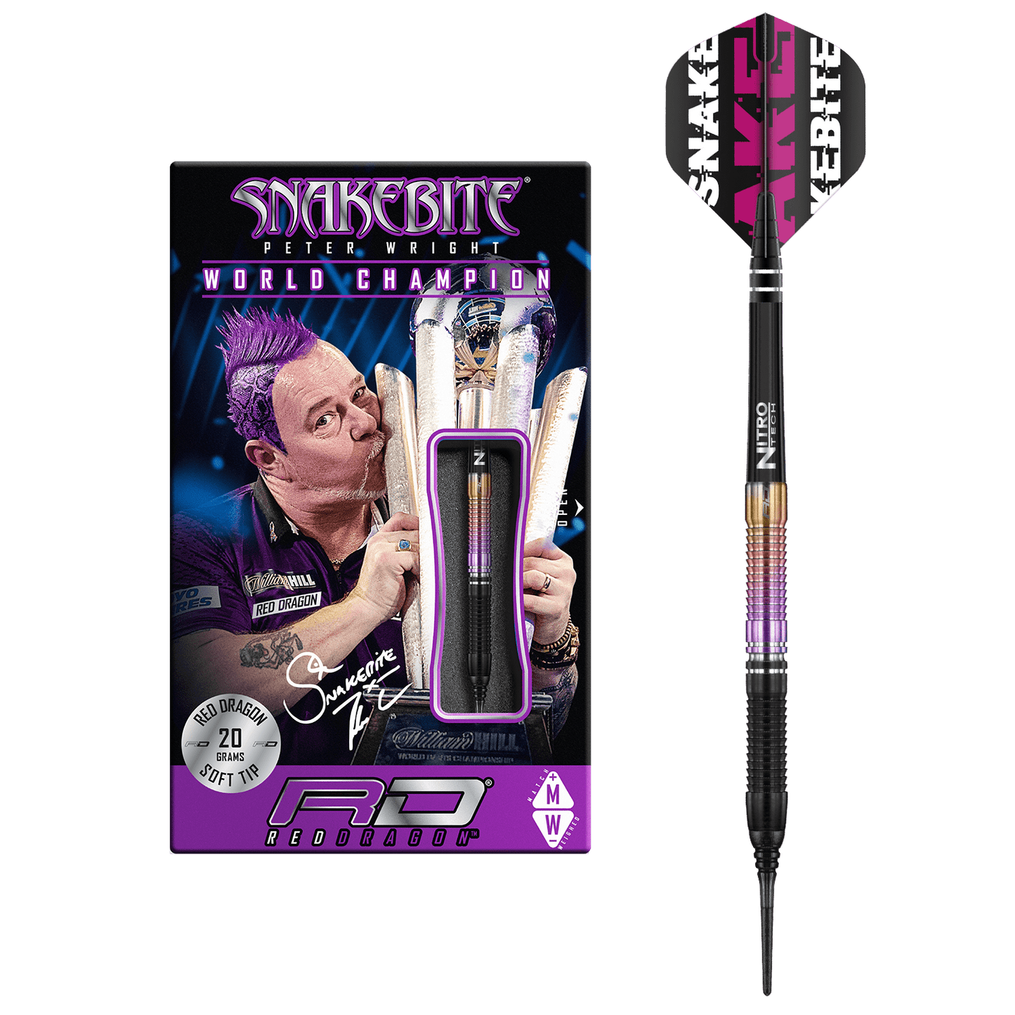 Reddragon Peter Wright World Champion 2020 Edition Softdart 20g