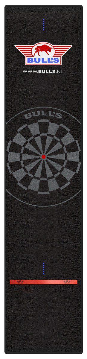 BullsNL Carpet/Dartmatte Black Red 300x65 + Oche