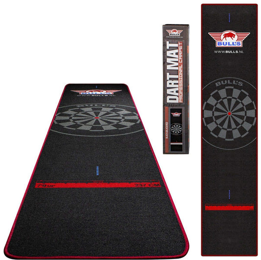 BullsNL Carpet/Dartmatte Black Red 300x65
