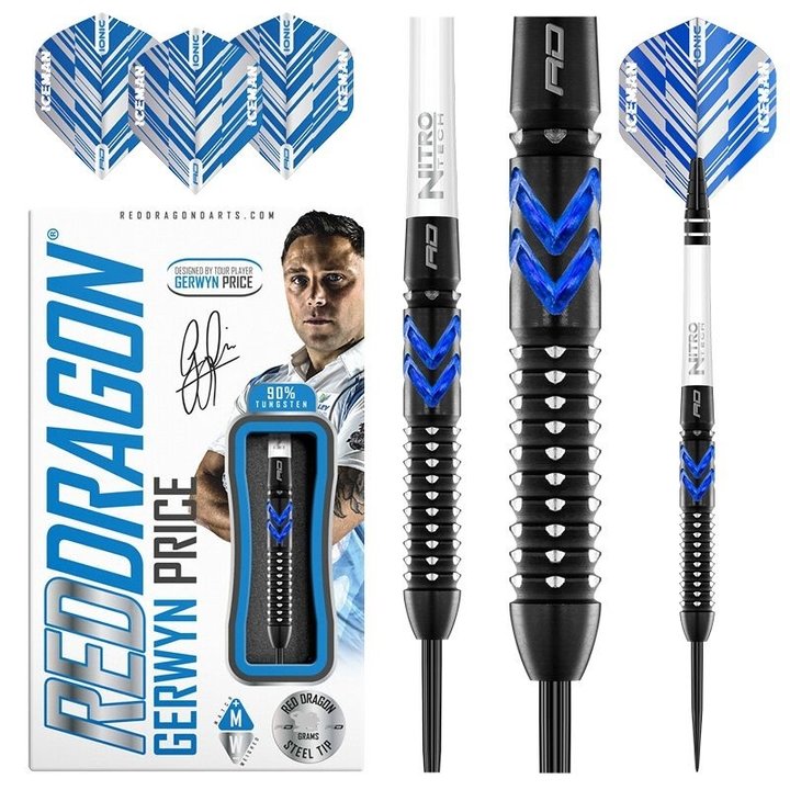 Reddragon Gerwyn Price Blue Ice SE Steeldart 26g