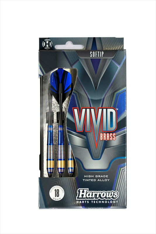 Harrows Vivid Brass Softdart Blue 18g