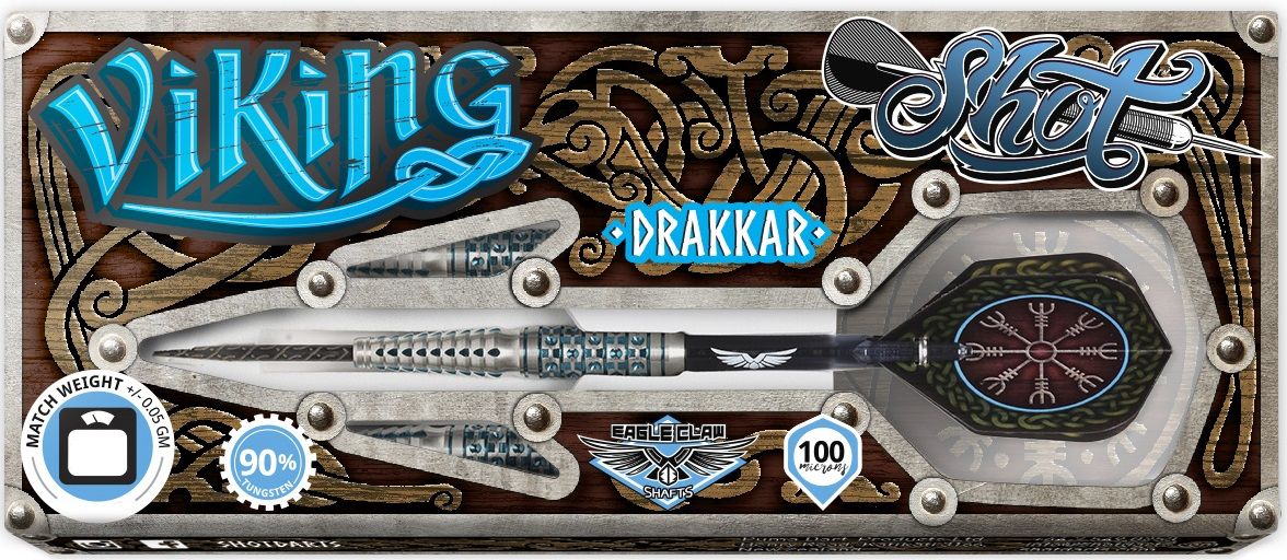 Shot Viking Drakkar 90% Tungsten Steeldart 25g