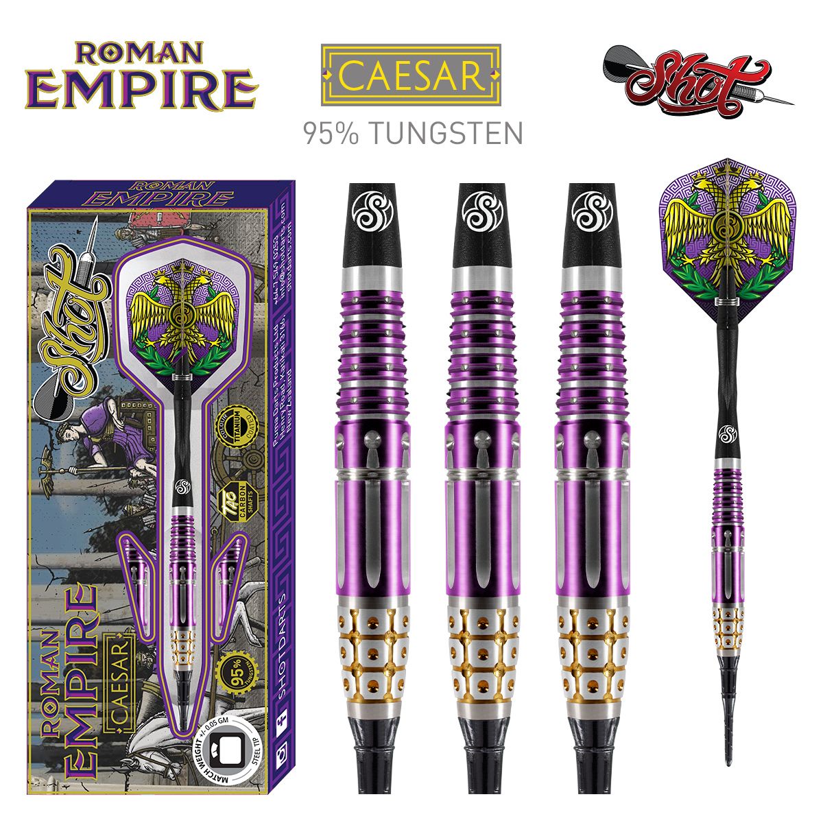 Shot Roman Empire Caesar 95% Softdart 20g
