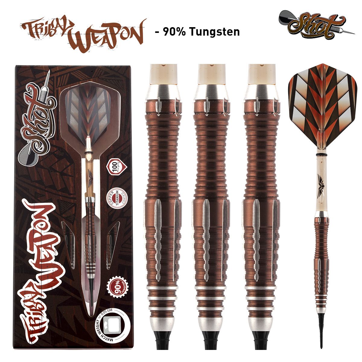 Shot Tribal Weapon 1 90% Front Weight Softdart 21g