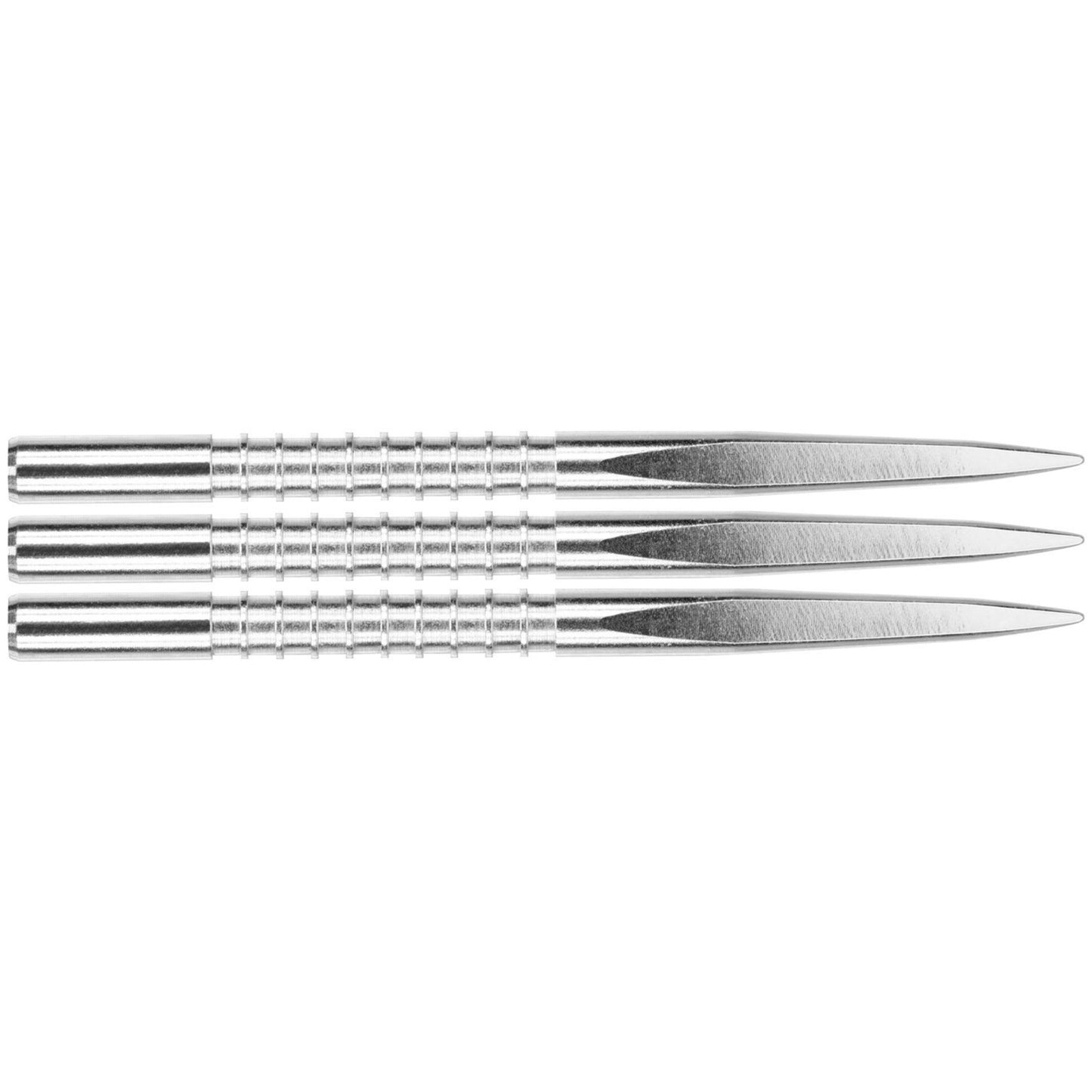 Target Points Spitzen Fire Edge Points Silver Nickel Grooved 36mm