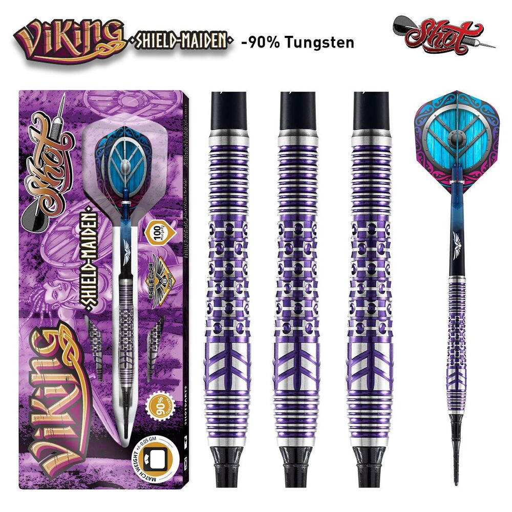 Shot Viking Shield Maiden Softdart 90% Tungsten 22g