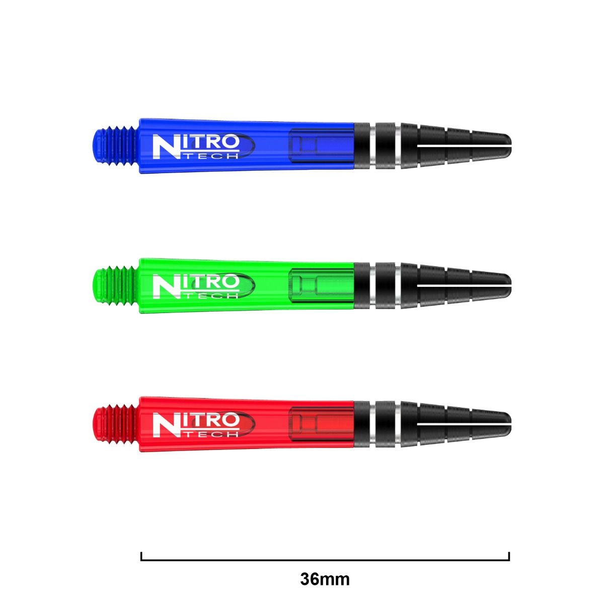 Reddragon Shafts Nitrotech Multipack 3 Sets Short